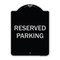 Signmission Designer Series Sign-Reserved Parking, Black & Silver Heavy-Gauge Aluminum, 24" x 18", BS-1824-9900 A-DES-BS-1824-9900 - alternate 1